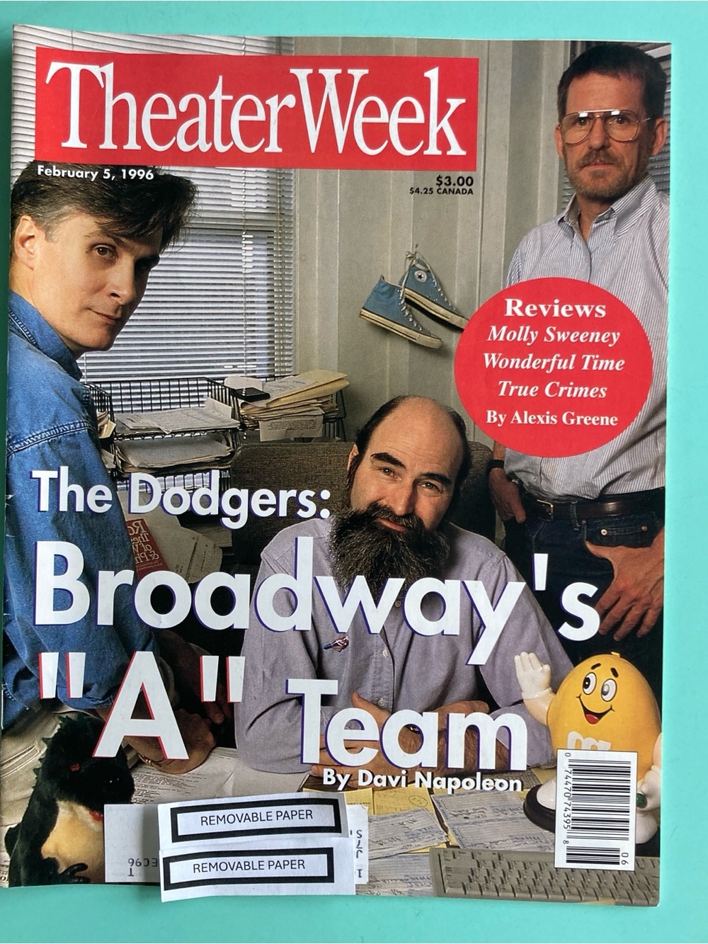 Sam Mendes The London Issue Theater Week Magazine February 5 1996 Address Label